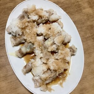 豚肉大葉巻きおろしポン酢かけ